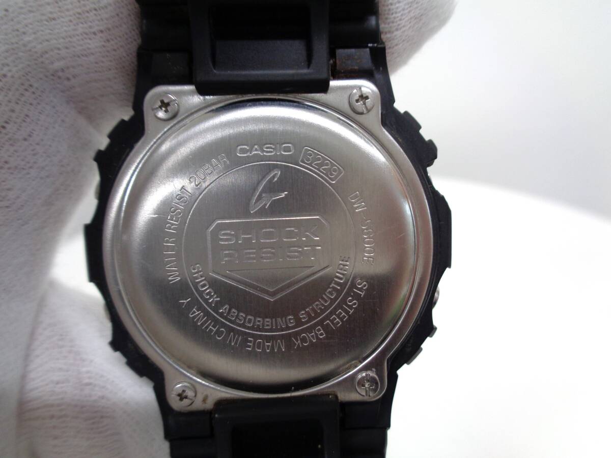 稼働品　CASIO　カシオ　G-SHOCK　Gショック　DW-5600E　デジタル腕時計_画像10