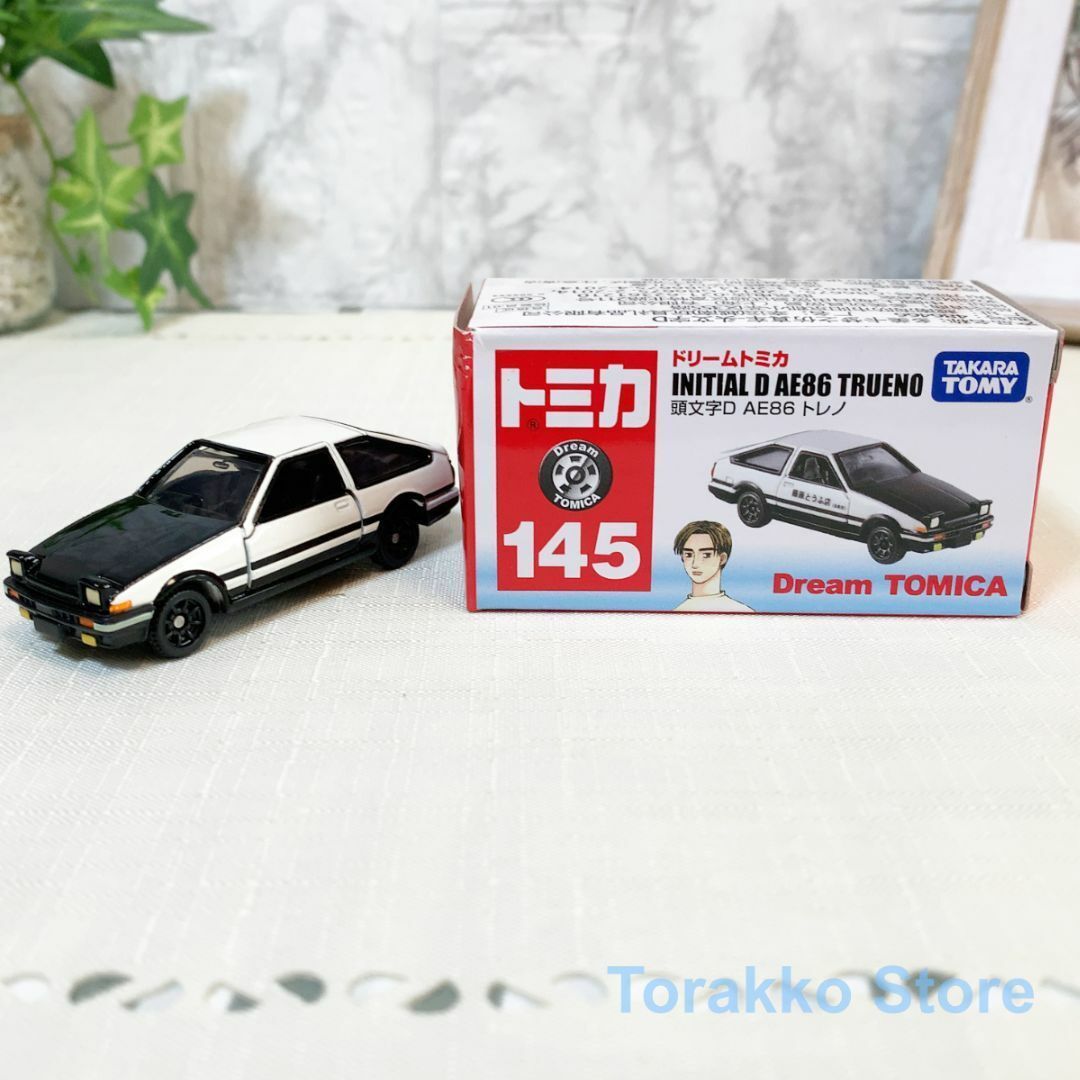 【新品・未開封】トミカ 145 頭文字D AE86 トレノ 海外販売仕様正規品 藤原拓海 スプリンタートレノ