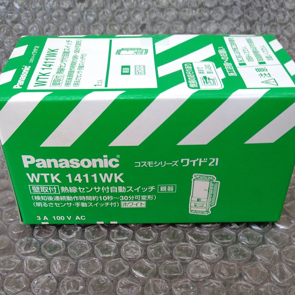 PANASONIC  熱線センサ付自動スイッチ  WTK 1411WK