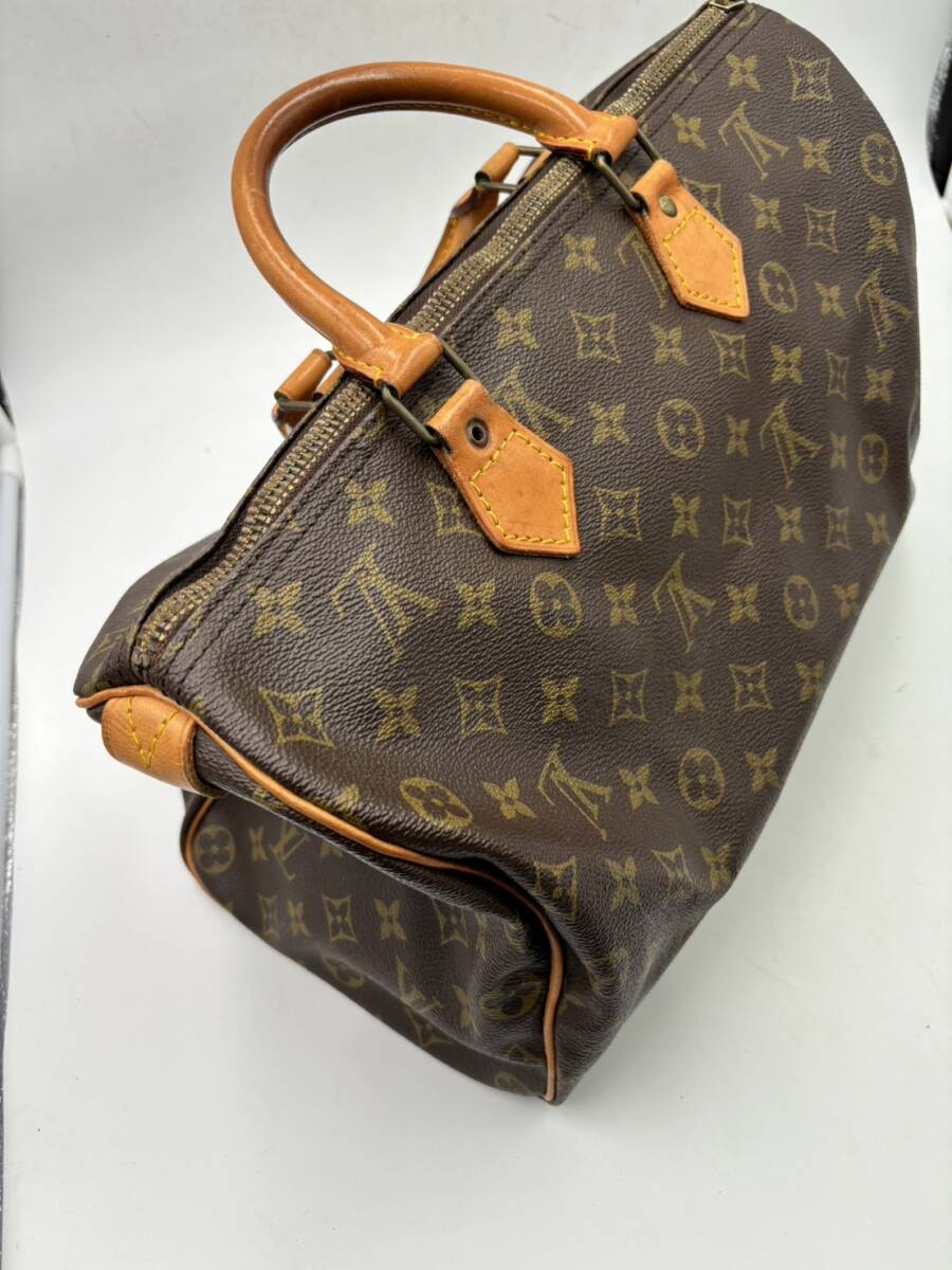 LOUIS VUITTON ルイヴィトン モノグラム スピーディ ハンドバッグ ミニボストンバッグ ブラウン系　正規品_画像2