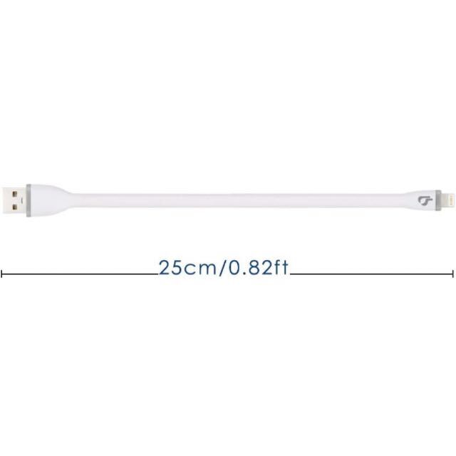 【開封のみ】BigBlue★25cm MFi ライトニング ケーブル iPhone USB 急速充電 11Pin アイフォンケーブル モバイルバッテリーケーブル_画像3