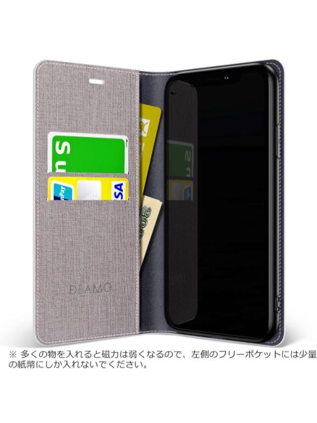 【開封のみ】Deamo ★ iPhone12 Pro Max手帳型ケース 耐衝撃 マグネット式 ピンク