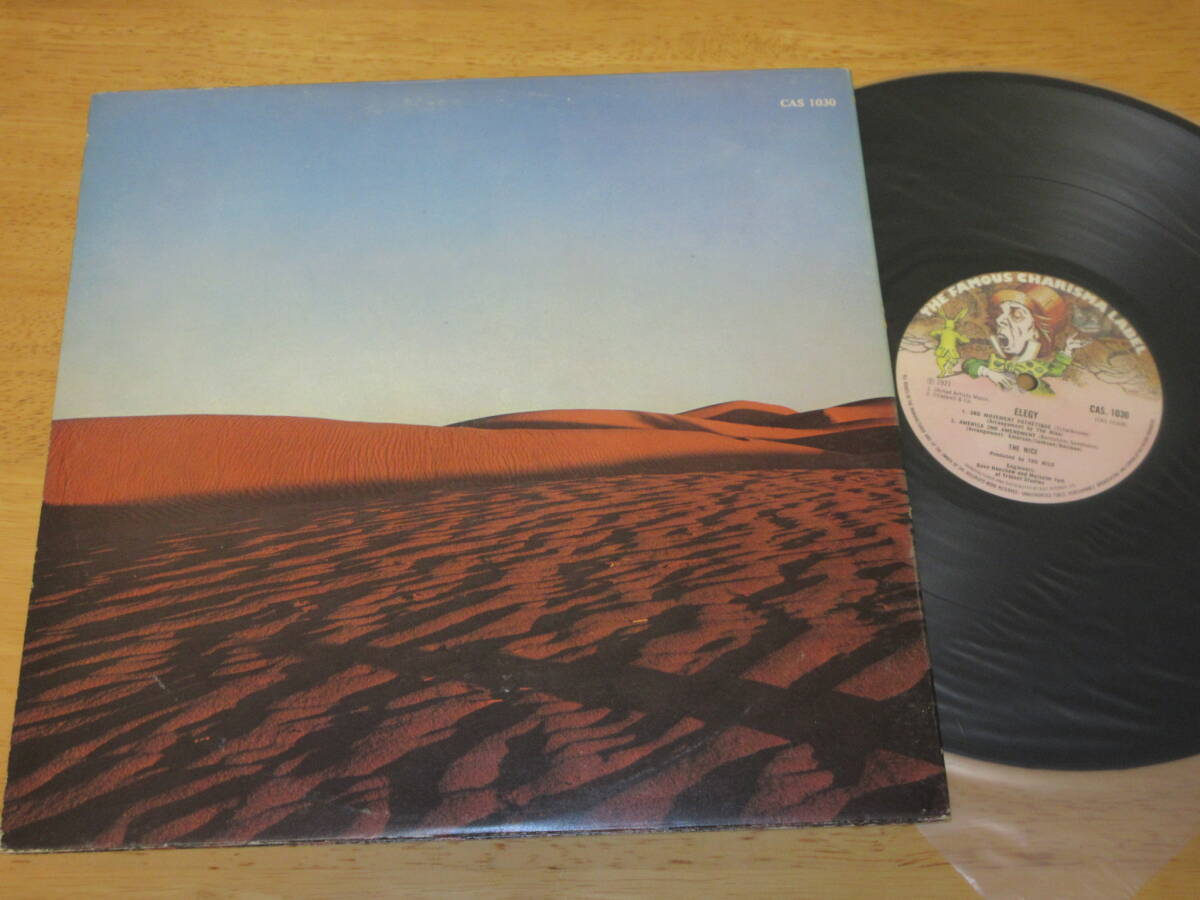 ◆◇THE NICE(ナイス)【ELEGY(エレジー)】英盤LP/CAS. 1030/CHARISMA/1U/1U/EL&P(エマーソン、レイク&パーマー)関連◇◆_画像2