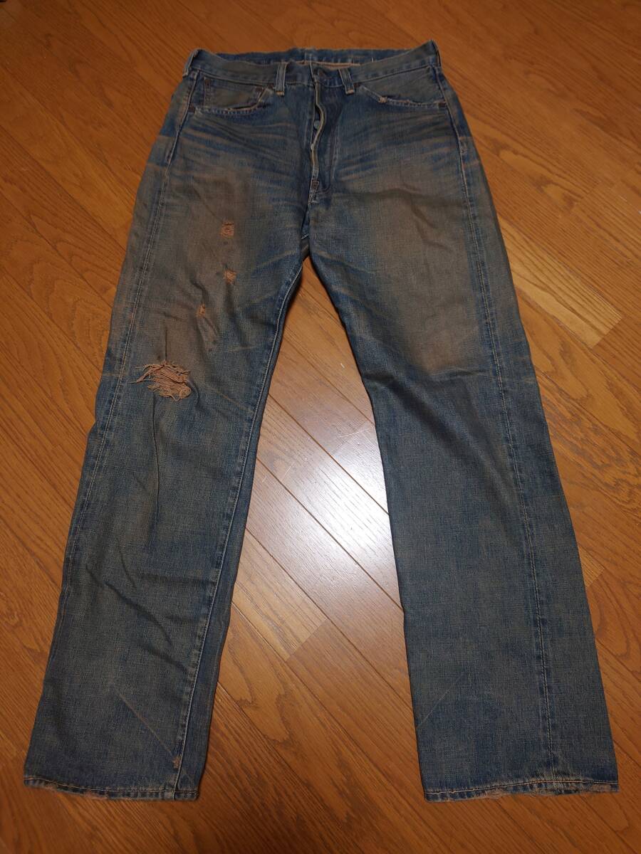 [ limitated model ]LVC 1937 year of model 37501 mud dyeing specification Levi's Vintage closing 