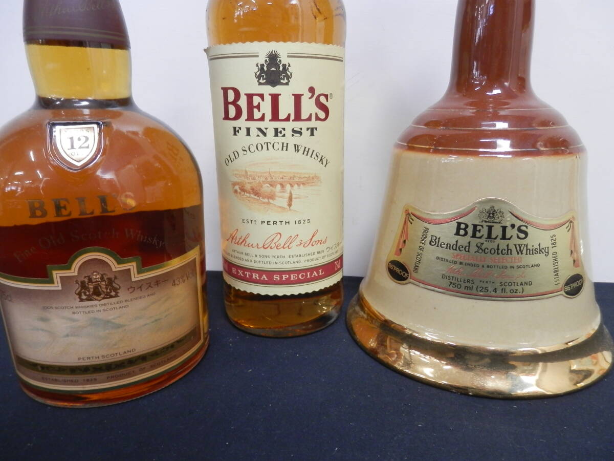 ○【知人からの委託品】BELL'S　スコッチウイスキー　750ｍL　43度　３本セット_画像2