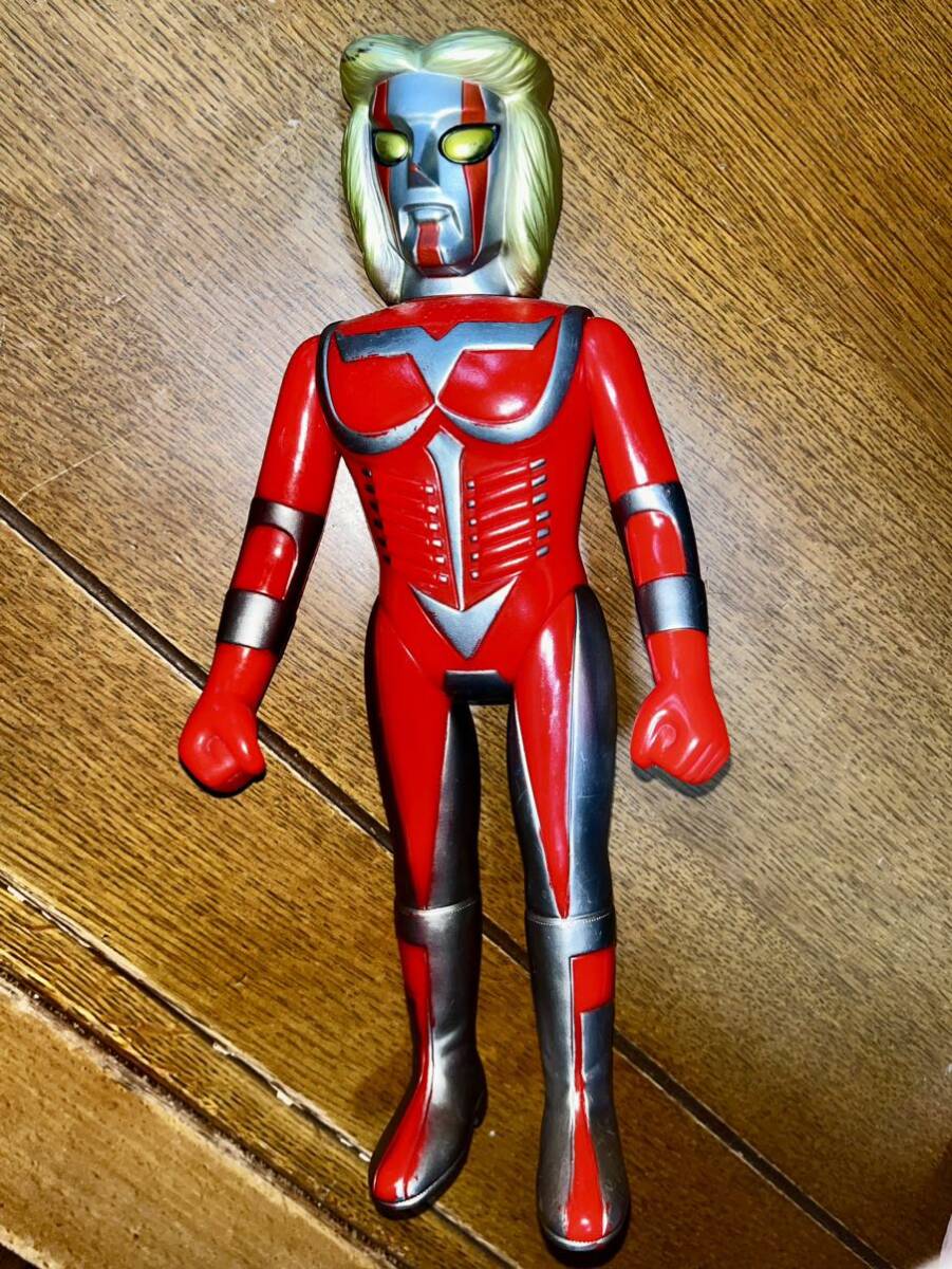 ロボット刑事K ②火24当時物 無版権 パチ怪獣 ソフビ人形 1973年 ロボット刑事K ②火24当時物 無版権 パチ怪獣 ソフビ人形 1973年