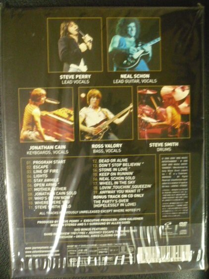 DVD:Journey ジャーニー/ライヴ・イン・ヒューストン～1981年エスケイプ・ツアー～ 新品未開封_画像2