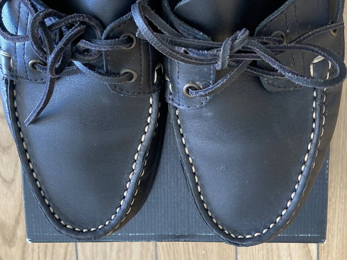 美品・送料込｜Paraboot BARTH NOIRE-LIS NOIR UK7.5｜パラブーツ｜バース