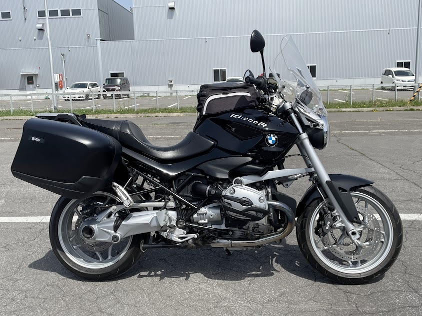  Sapporo *BMW air cooling R1200R vehicle inspection "shaken" . peace 7 year 6 month tank bag, case attaching * name change after can ride immediately. 2 owner ( new car -BMW recognition used car )