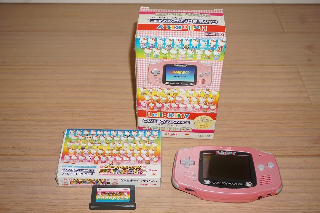 [ used operation goods ] Nintendo Game Boy Advance Hello Kitty special box comparatively beautiful goods 