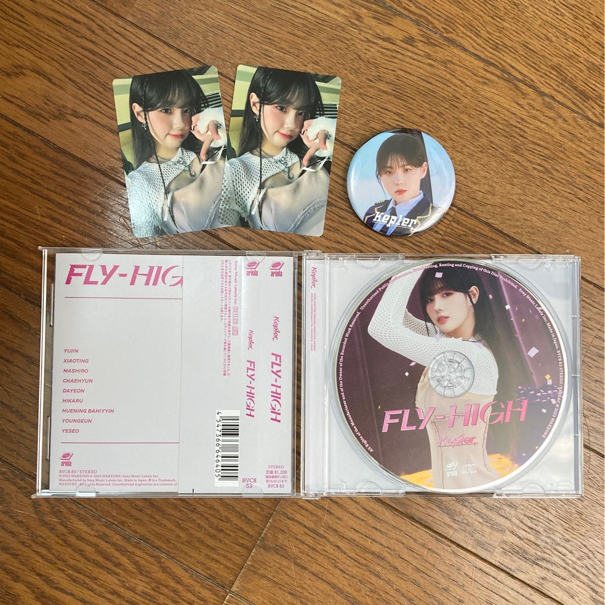 kep1er チェヒョン FLYHIGH 通常盤 CD トレカ 缶バッジ