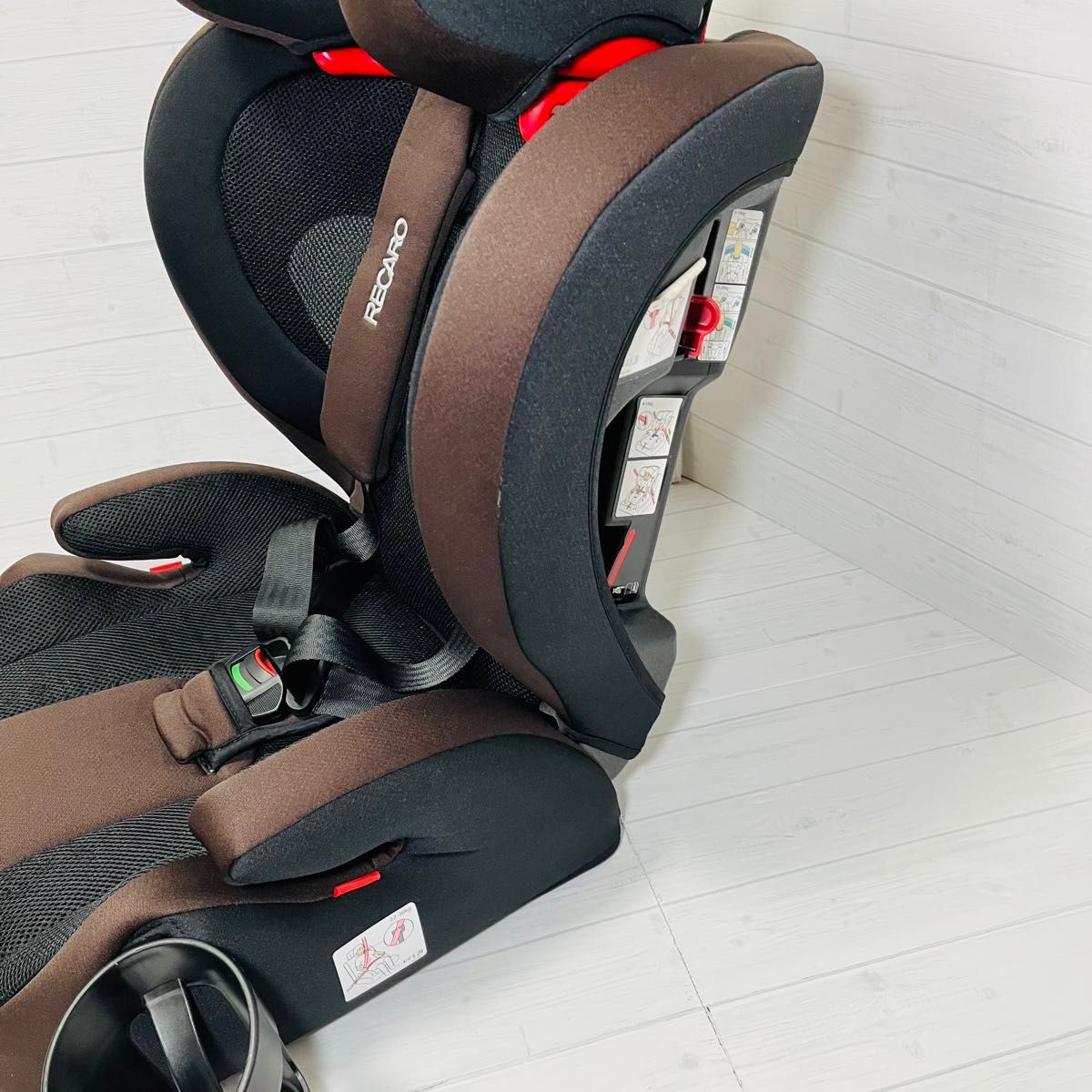RECARO】 J1 Smile ジュニアシート カップホルダー&取扱説明書付 RECARO】 J1 Smile ジュニアシート カップホルダー&取扱説明書付