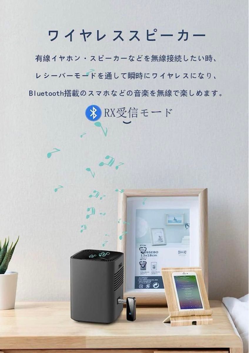 ★匿名配送★ Bluetooth 5.0 トランスミッター & レシーバー