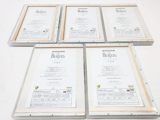 THE BEATLES ザ・ビートルズ ANTHOLOGY アンソロジー DVD-BOX 5枚組 帯付き TOBW-3201～05 保管品_画像6