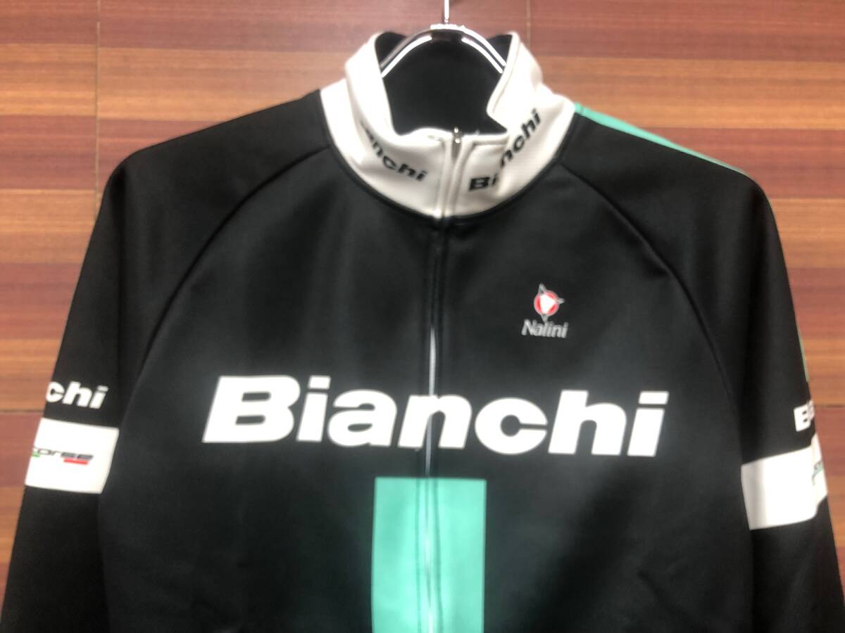 HV920 ナリー二 Nalini 長袖サイクルジャケット 黒 S 裏起毛 Bianchi_画像3