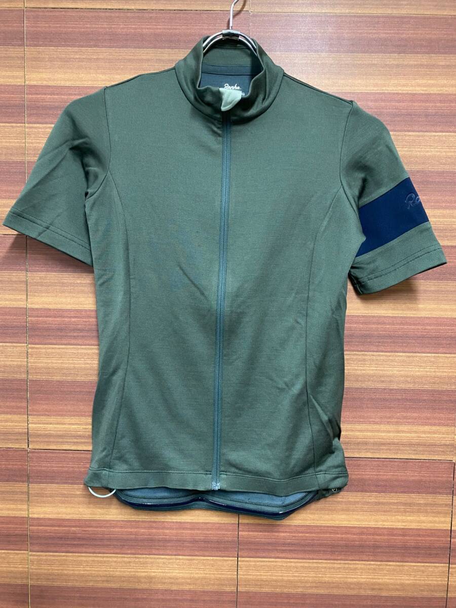 HU387 черновой .RAPHA WOMEN\'S CLASSIC JERSEY Ⅱ короткий рукав велосипедное джерси хаки XS