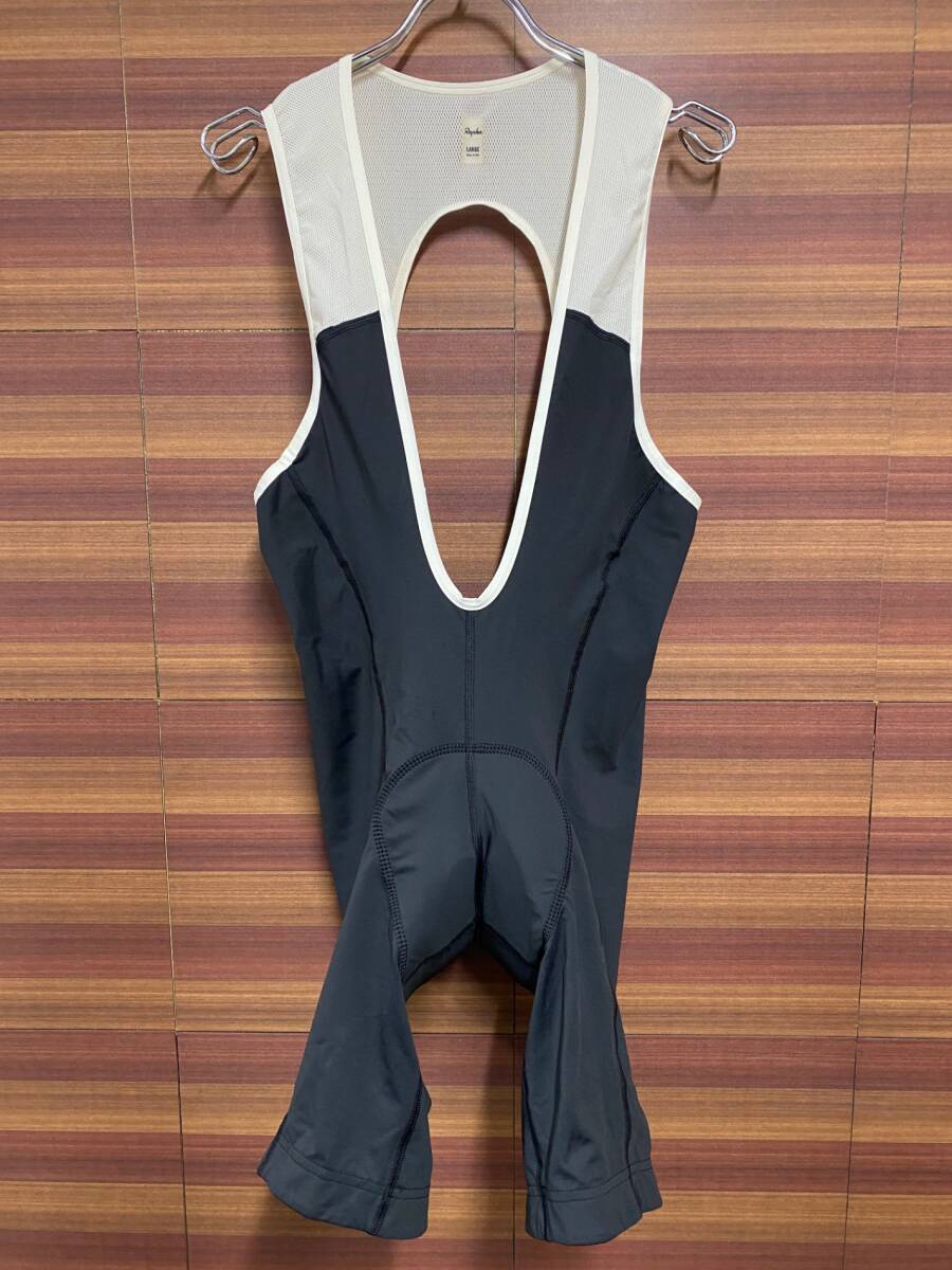 HV585 ラファ Rapha クラシックビブショーツ CLASSIC BIB SHORTS Ⅱ 黒 L ※スレ、色褪せ
