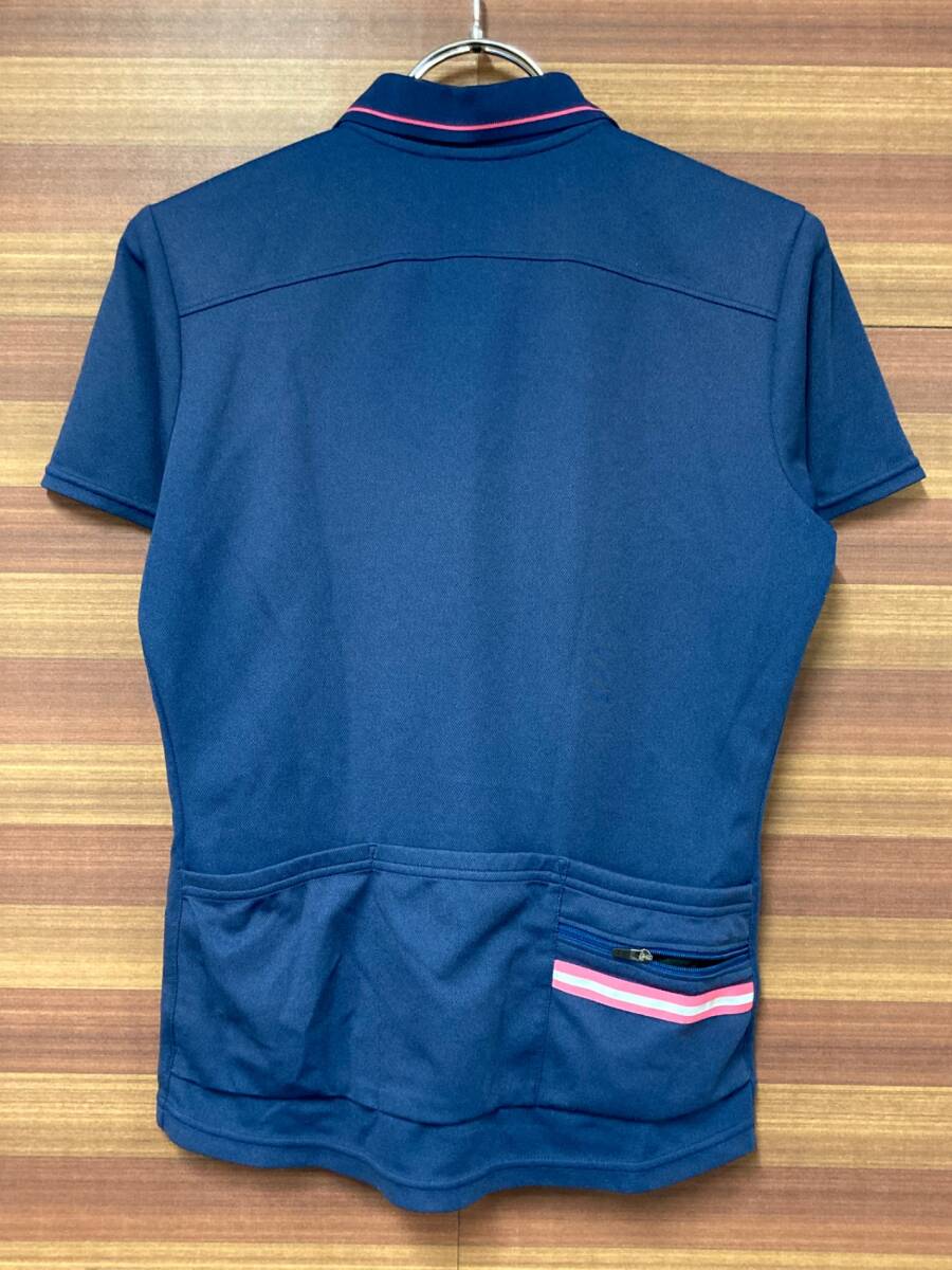 HV918 パールイズミ PEARL iZUMi 半袖 ポロシャツ 紺 M レディース_画像2