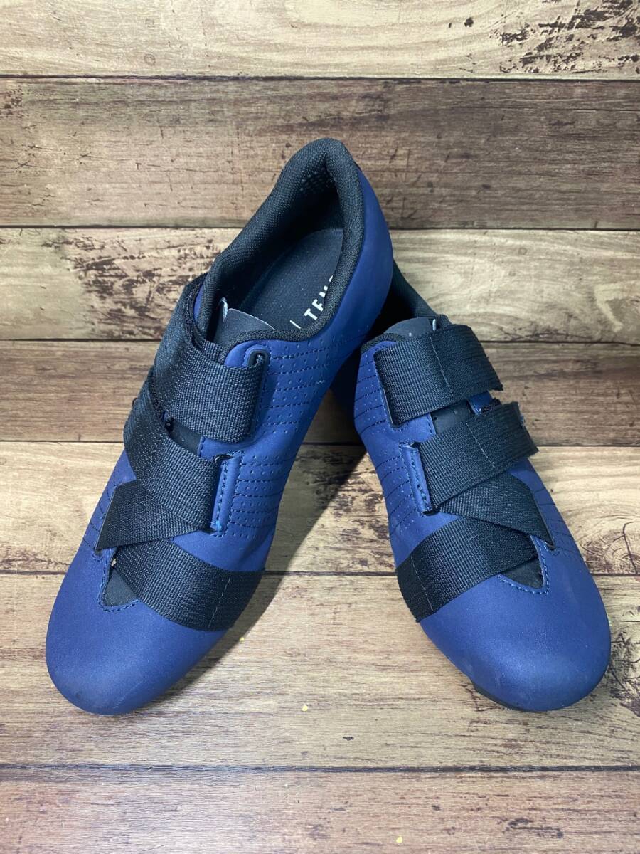 HU208 フィジーク fizik TEMPO R5 POWERSTRAPビンディングシューズ EU41.5 ネイビー_画像1