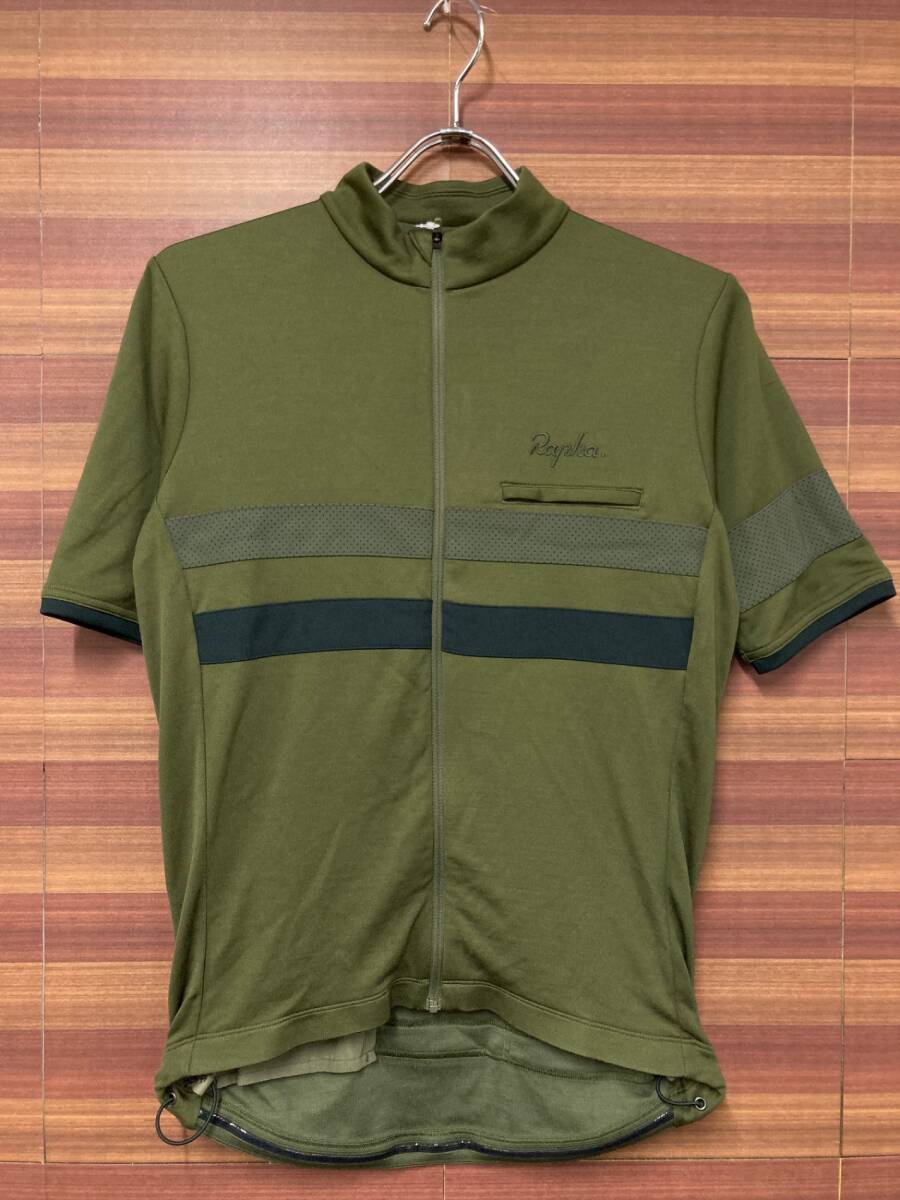 HU333 ラファ Rapha ブルベ BREVET JERSEY 半袖サイクルジャージ 緑 M_画像1