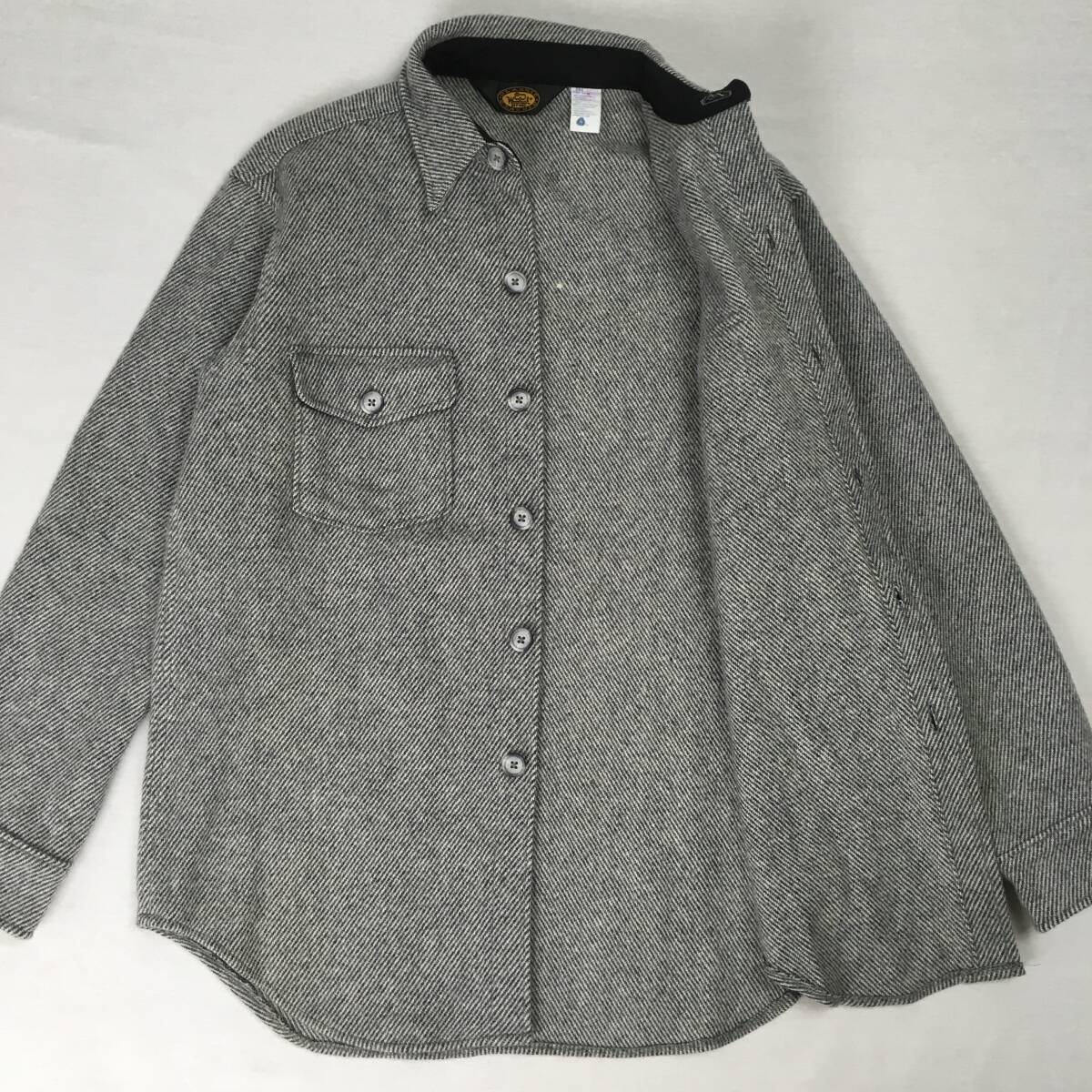 WOOLRICH ウールリッチ ウールシャツ 米国製 Mサイズ 長袖シャツ_画像8