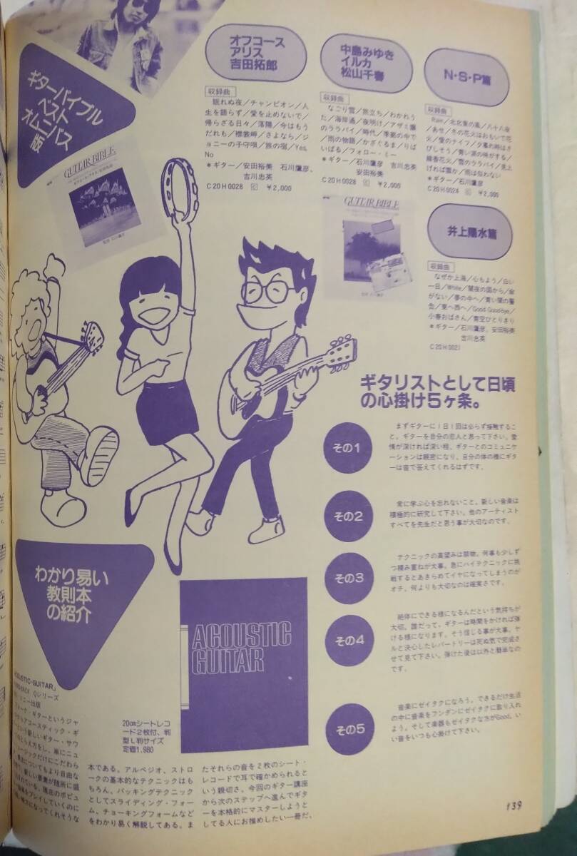 新譜ジャーナル　1984年 2月　アルフィー表紙　_画像7