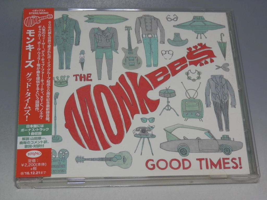 ☆ THE MONKEES モンキーズ GOOD TIMES! グッド・タイムズ! 帯付CD WPCR-17267/*盤ややキズあり_画像1