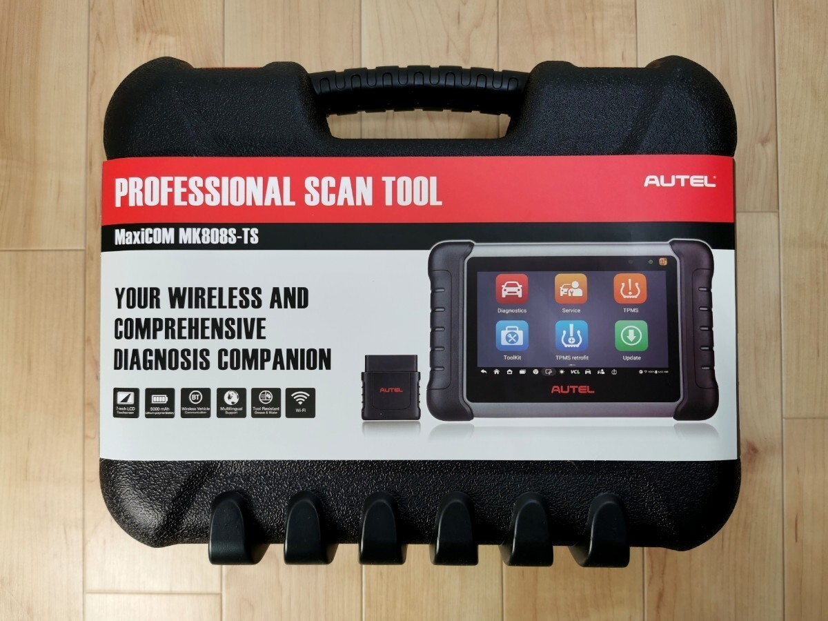 新品・日本語化済モデル 最新 Autel MK808S-TS OBD2 診断機 輸入車 国産車 軽自動車 ハイブリッド スキャンツール アクティブテスト TPMSの画像7