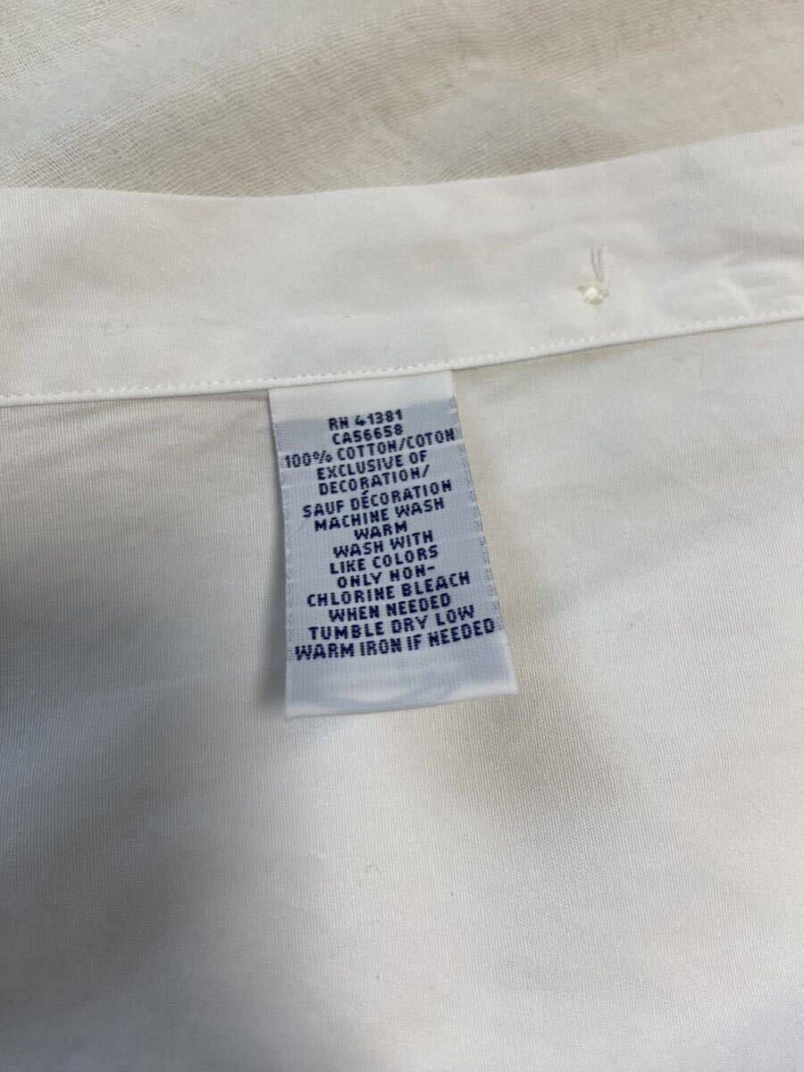 ポロラルフローレン POLO RALPH LAUREN スモールポニー 紺単色刺繍 半袖ボタンダウンシャツ Sサイズ の画像5
