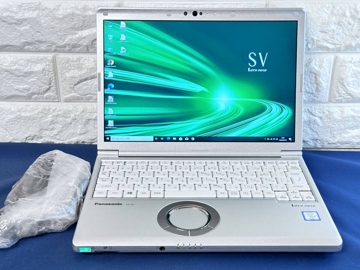 【★2019年LTEモデル 使用短め　超美品】 Panasonic Let's note CF-SV8RFCVS /Core i5 8265U/8GBメモリ＋NVME 256GB・SSD/12.1 Full HD　_画像1