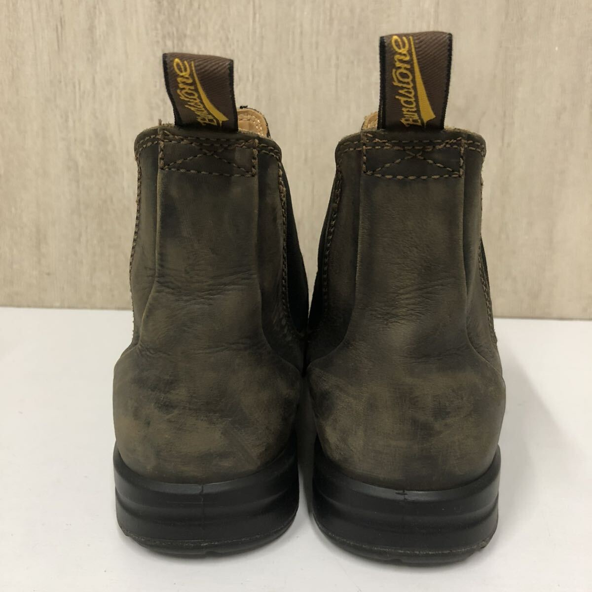 【Blundstone】ブランドストーン★サイドゴアブーツ レザー スウェード サイズUK8 05_画像3