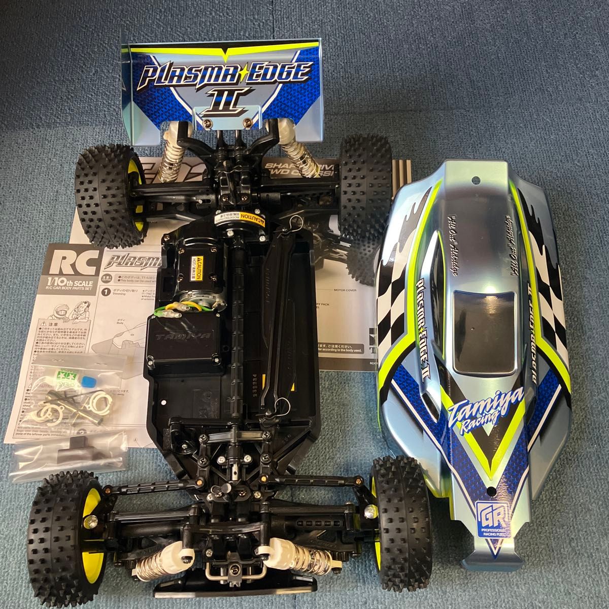 1/10RC プラズマエッジII TT-02BシャーシXBからメカや付属品を 1/10RC プラズマエッジII TT-02BシャーシXBからメカや付属品を