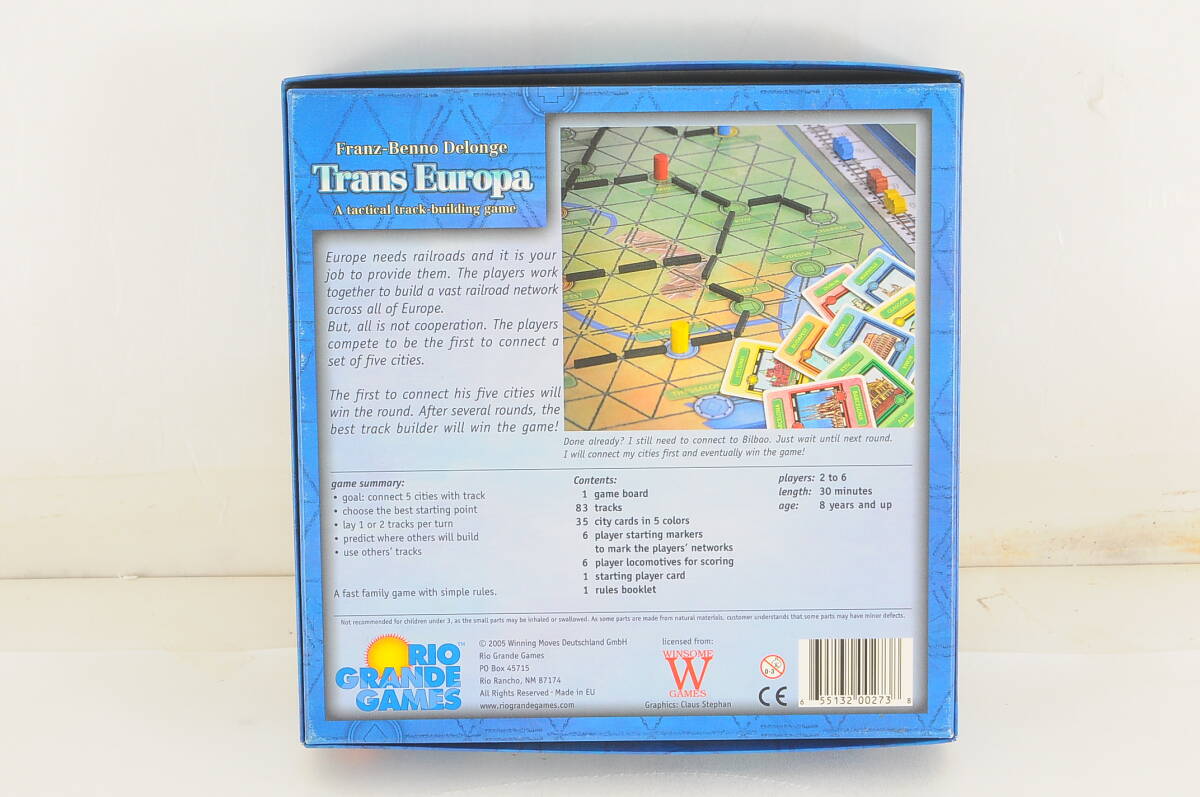 [MAB29]2点 ボードゲームまとめセット トランスヨーロッパ Trans Europa トランスアメリカ Trans America 海外版 日本語訳なし 箱付き_画像6