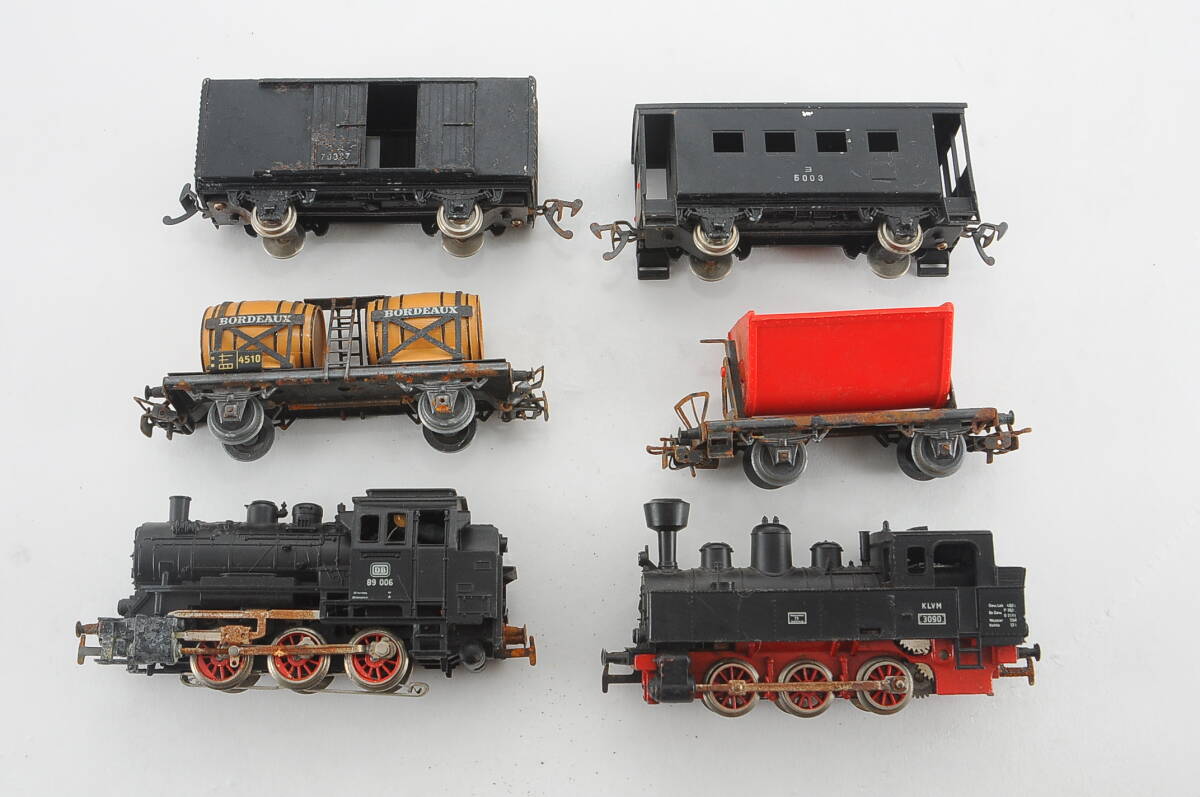 [MAC02] railroad large amount summarize set roadbed meruk Lynn Marlklin HO gauge steam locomotiv SL KLVM 3090 DB 89006 end uwam70327 freight train etc. 