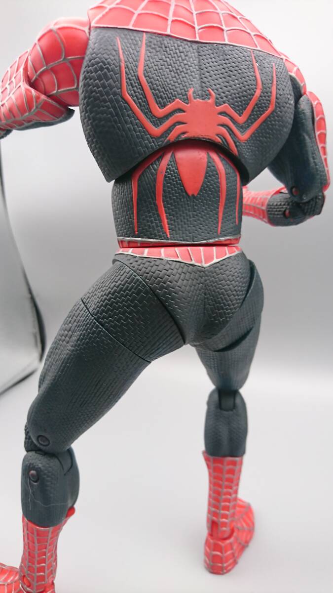  Человек-паук фигурка ma- bell 2004 общая длина примерно 31.Spider-Man Movie MARVEL