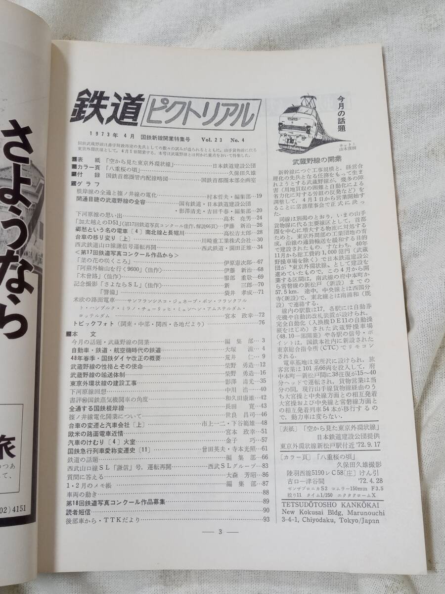 鉄道ピクトリアル No.277 1973年4月号_画像3