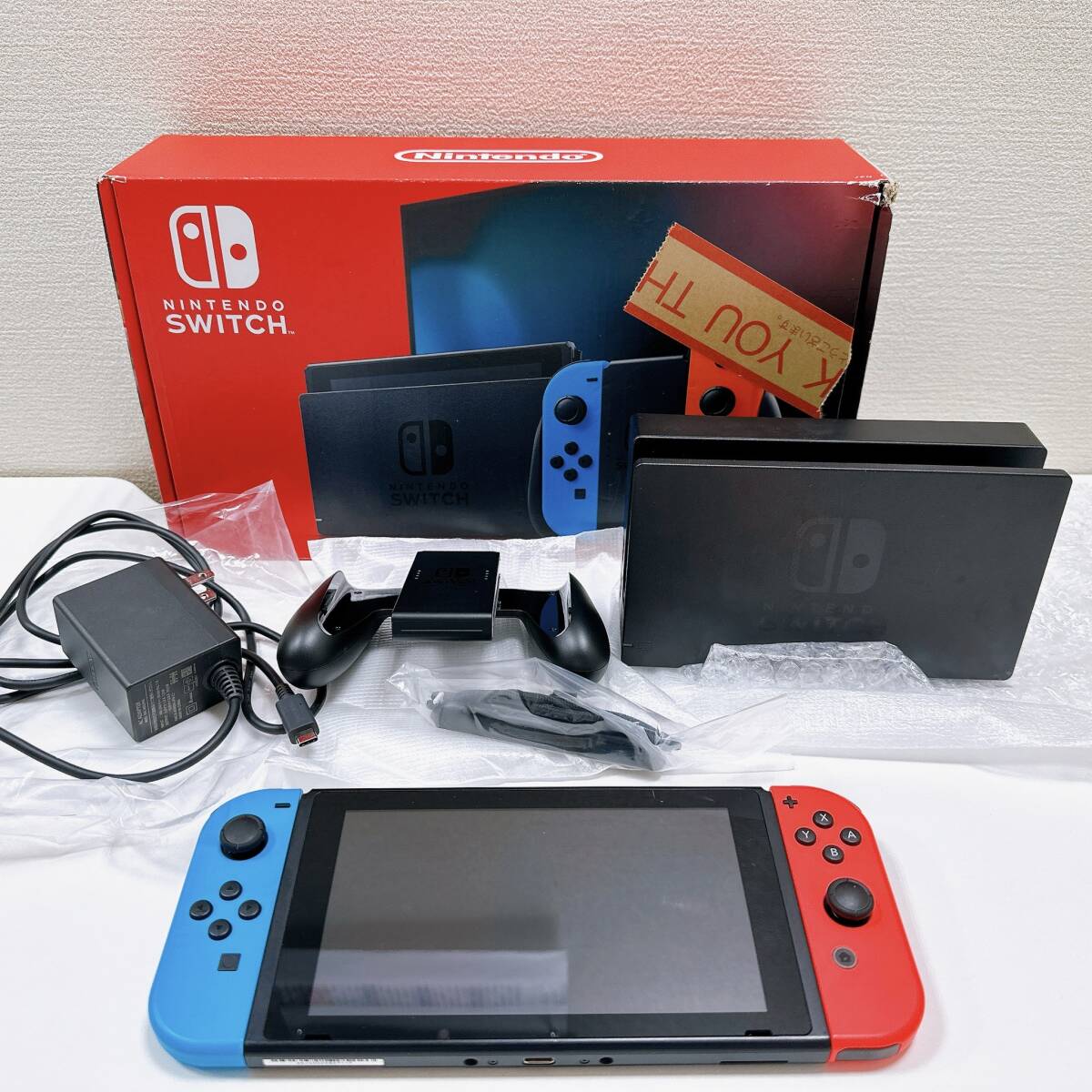 [ART-5540] 1 jpy ~ nintendo Nintendo switch HAD-S-KABAA body Joy-Con neon blue neon red Nintendo Switch game the first period . settled 