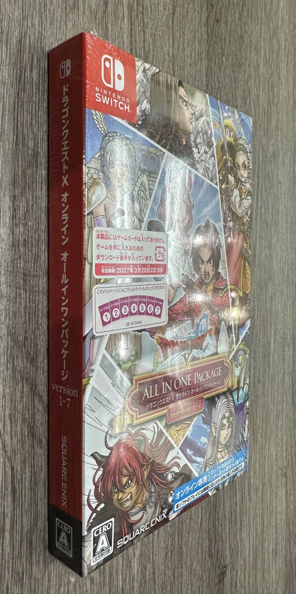[DK 23647]1 jpy ~ NINTENDO SWITCH DRAGON QUESTⅩ Dragon Quest Ⅹ all-in-one package version1-7 game soft unopened present condition goods 