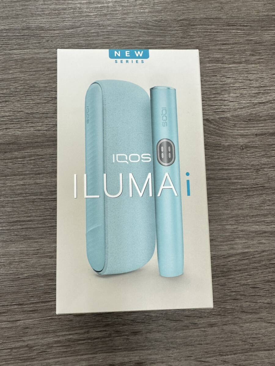 [DK 23941]1 иен ~ IQOS ILUMAi Iqos il mai электронный сигареты Breeze Blue курение . электризация подтверждено вскрыть завершено б/у текущее состояние товар 