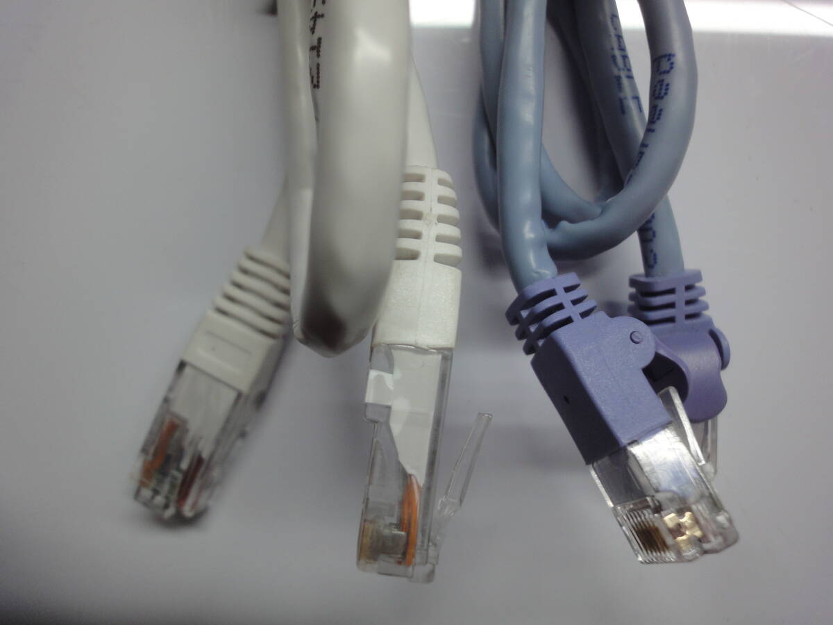P-2 CAT 5eLAN cable each color 2m. total 4ps.@ exhibit.