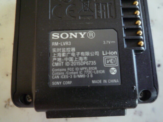  Sony SONY Live вид дистанционный пульт RM-LVR3 action cam letter pack почтовый сервис возможно 