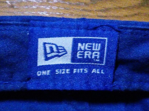 難有り【USED】NEW ERA ニューエラ ニューヨークメッツ　ベースボールキャップ　帽子　サイズ調整ベルト　青　ブルー オレンジ_画像6