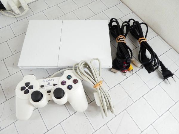 SONY ソニー PS2 プレステ2 PlayStation 2 SCPH-90000 外観良好 メンテ パーツ取り 説明文必読願います！_画像1