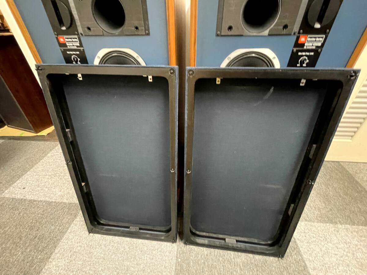 JBL speaker 4344M pair regular price 496,000 jpy super height sound quality comparatively beautiful goods stand attaching 60 day guarantee 