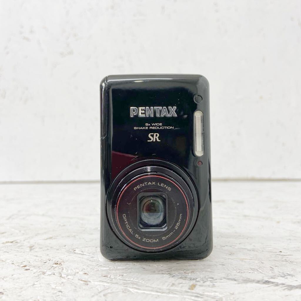 7 動作確認済み ペンタックス Pentax Optio S1 SR ブラック5x 5㎜-25㎜ コンパクトデジタルカメラ 充電器欠品_画像1
