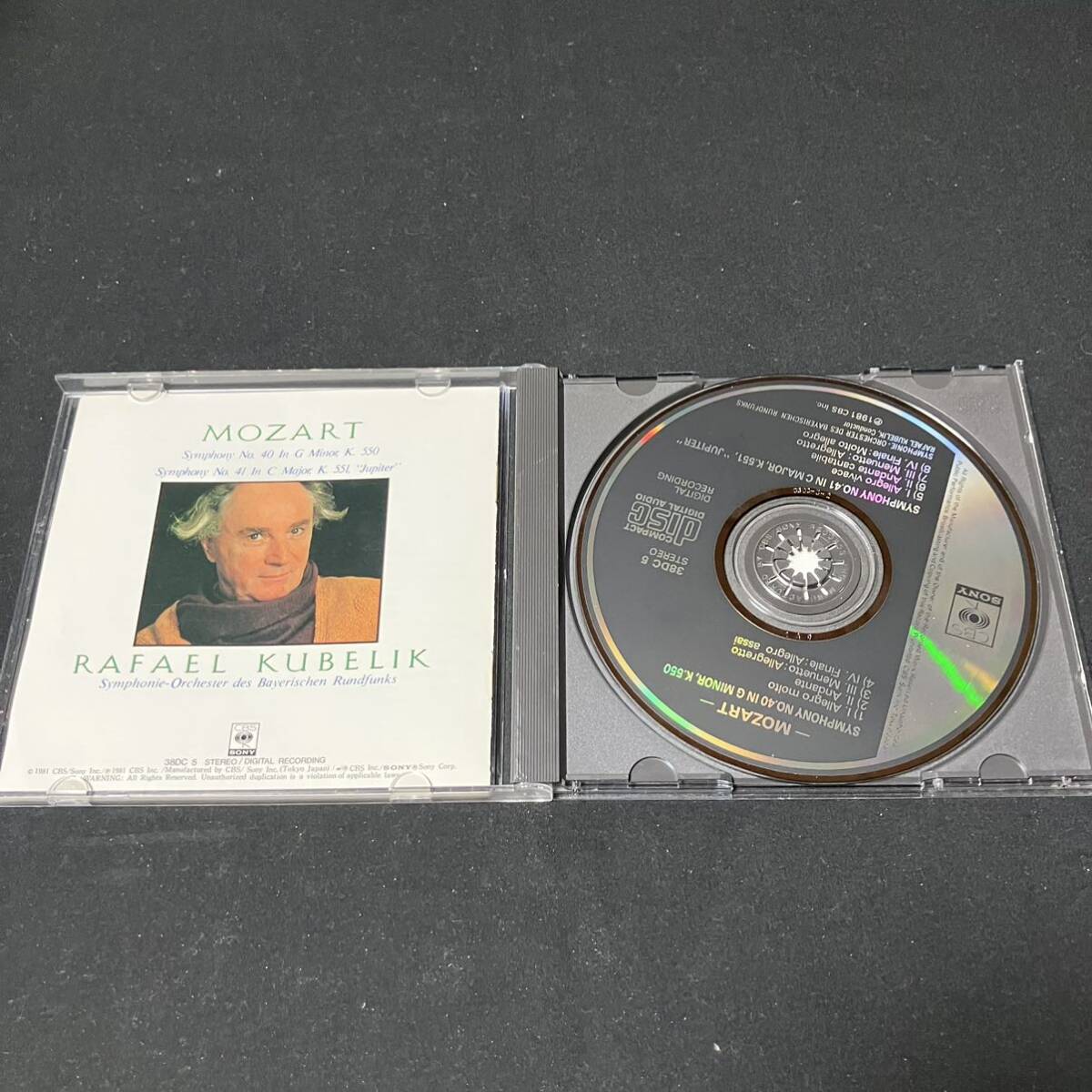 S15f CD 初期盤クーベリックバイエルン放送交響楽団モーツァルト:交響曲第40番、第41番ジュピター CD 38DC 5の画像4