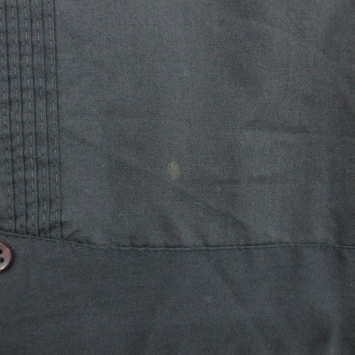 XL/古着 HABAND 半袖 キューバ シャツ メンズ 00s 刺繍 大きいサイズ 黒 ブラック 24may06 中古 トップス_画像6