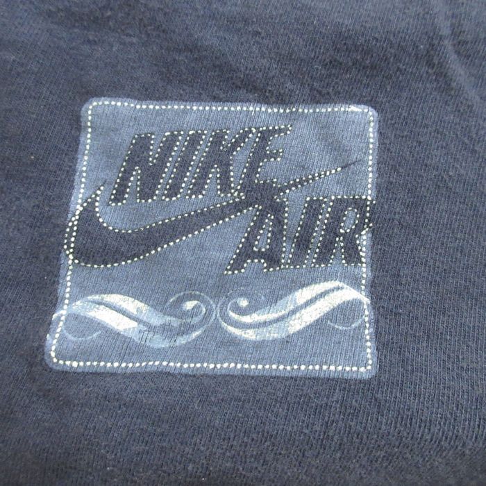 XL/古着 ナイキ NIKE 半袖 ブランド Tシャツ メンズ ビッグロゴ 大きいサイズ コットン クルーネック 黒 ブラック 24may08 中古_画像4