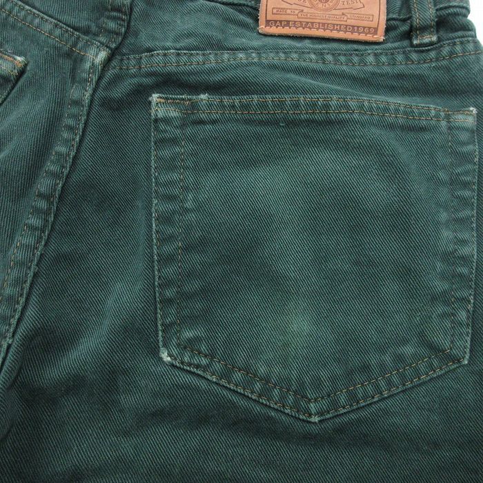 W32/ б/у одежда Gap GAP джинсы мужской 90s хлопок зеленый зеленый Denim spe 24may09 б/у низ ji- хлеб G хлеб длинные брюки 