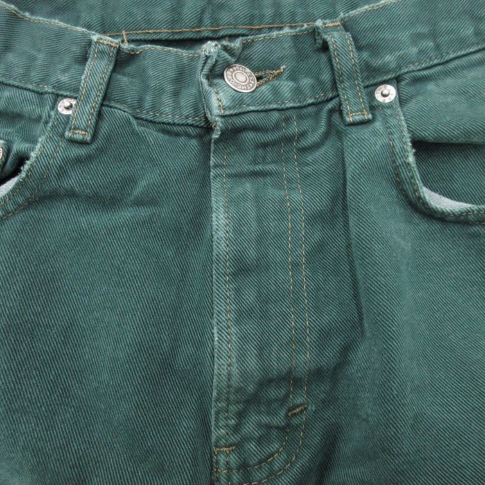 W32/ б/у одежда Gap GAP джинсы мужской 90s хлопок зеленый зеленый Denim spe 24may09 б/у низ ji- хлеб G хлеб длинные брюки 